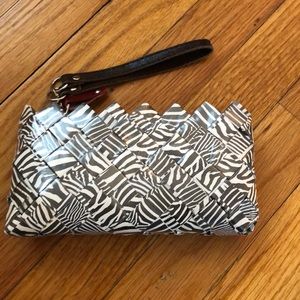 🦓Nahui Ollin Woven Zebra Print Wristlet 🦓